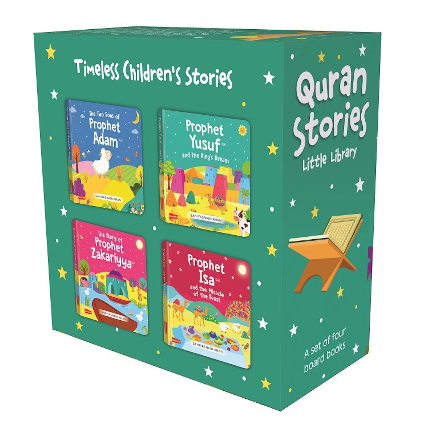 Quran Stories - Little Library - Vol.3 (4 Board Books Set) (New)