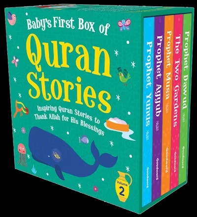 Baby's First Box of Quran Stories (5 Board Books Set) Vol - 2 (New)