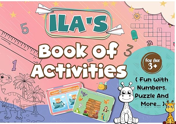 Ila’s Activity Book for Kids – Age 3+