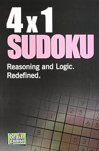 4 x 1 Sudoku