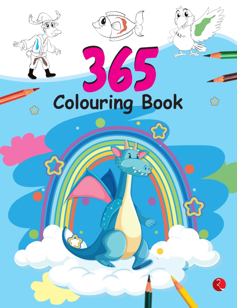 365 Colouring Book Paint And Draw With 365 Big Pictures